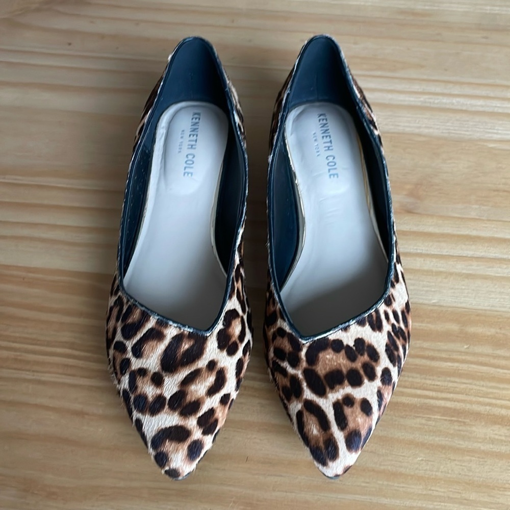 NWOB‎ Kenneth Cole Camelia Leopard Pointed Flat